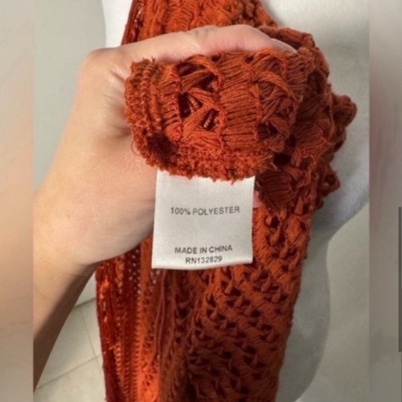 Camila Coelho Kira Pants in Rust / Size XS - Picture 8 of 9